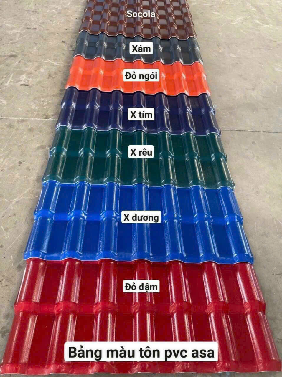 Tôn Ngói Nhựa PVC/ASA